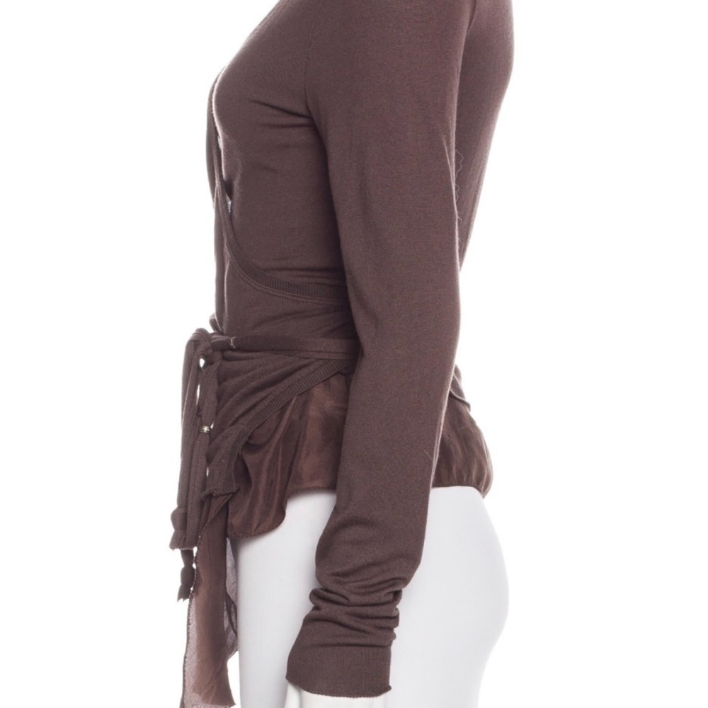 Henry Beguelin Asymmetrical Beaded Knit Wrap - image 2